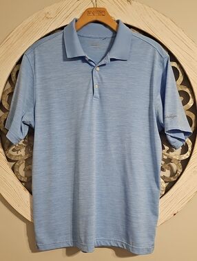 Walter Hagen Light Blue Heather Polo